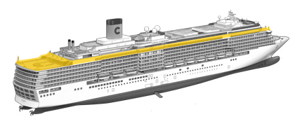 COSTA LUMINOSA COSTA DELIZIOSA NUEVO BARCO COSTA CRUCEROS